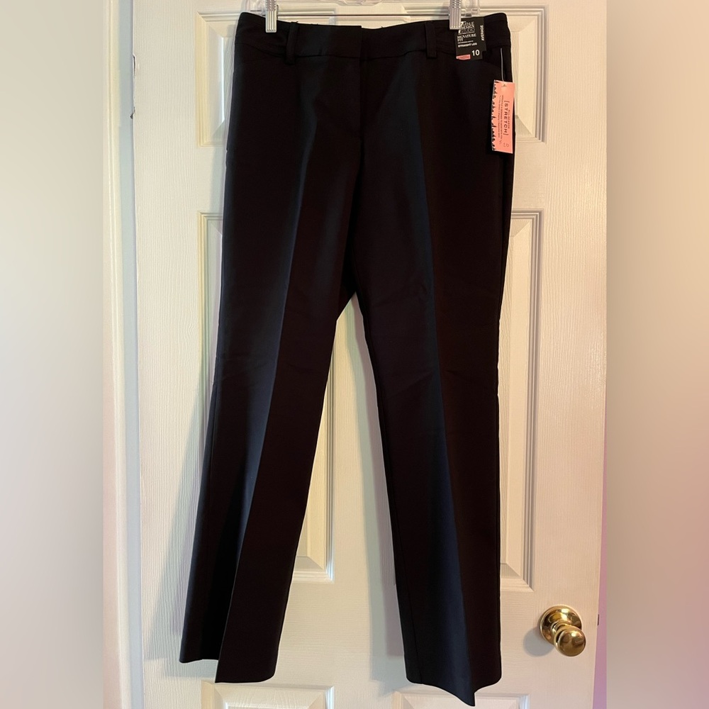 Women’s Black Dress Pants - Classic Straight Fit